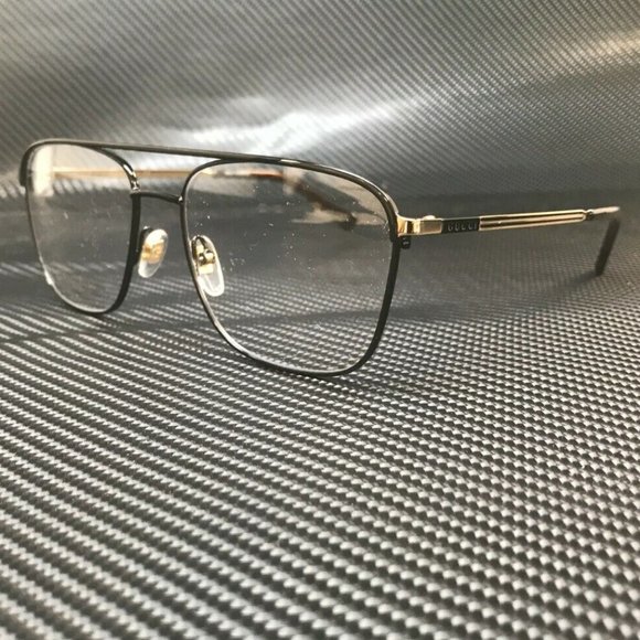 Gucci Black Men's 55mm Eyeglasses! New!